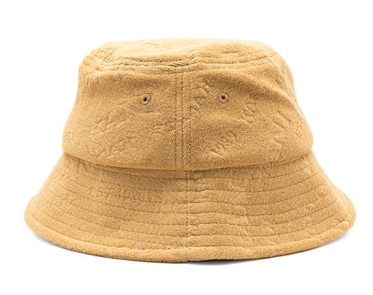 Klobouk Karl Kani Signature Frottee Bucket Hat sand