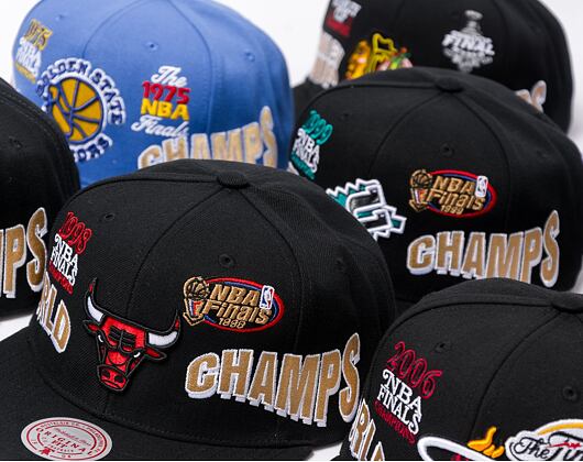 Kšiltovka Mitchell & Ness World Champs Snapback NBA Miami Heat Black