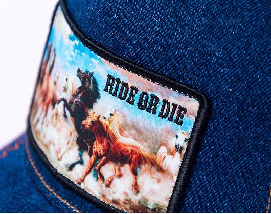 Kšiltovka Goorin Bros - Model No. 21D302D13 - Ride or Die - Indigo Denim