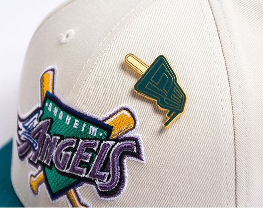 Kšiltovka New Era 59FIFTY Low Profile "Melted Cream" Pin - Anaheim Angels - Cream