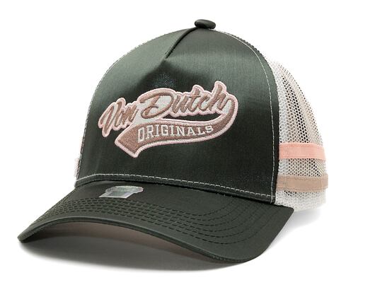 Kšiltovka Von Dutch Boras Trucker - Satin - Grey/White