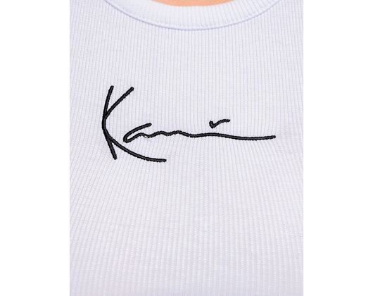 Dámské Tílko Karl Kani Small Signature Essential Racer Rib Top white