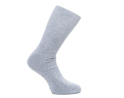 Balení dvou párů ponožek Quiksilver Basic Crew Socks White/Grey