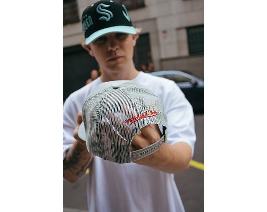 Kšiltovka NBA Glow Up Trucker Chicago Bulls Grey