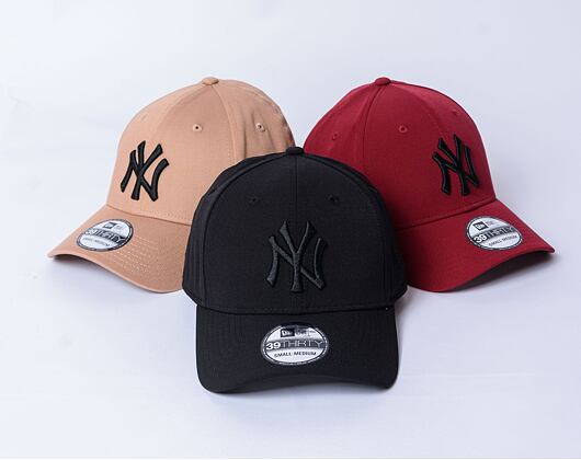 Kšiltovka New Era - 39THIRTY Stretch Nylon - NY Yankees - Black