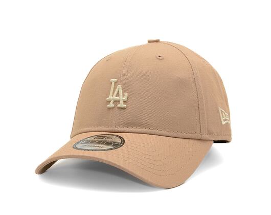 Kšiltovka New Era - 9FORTY Summer Washed - LA Dodgers - Camel / Off White