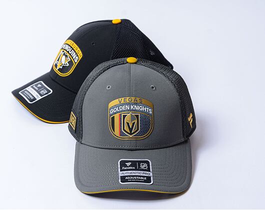 Kšiltovka Fanatics Authentic Pro Draft Vegas Golden Knights Dark Shadow/Harvest Gold