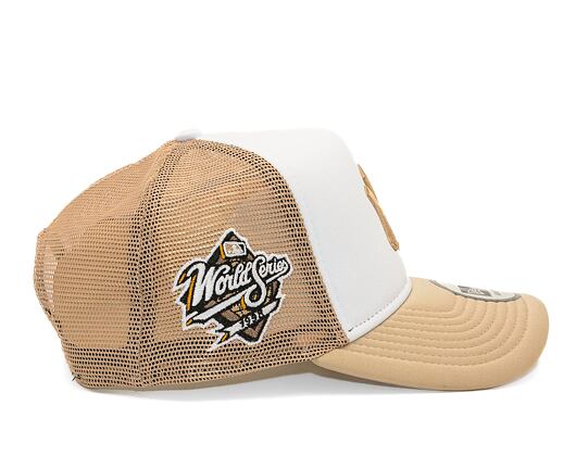 Kšiltovka New Era - 9FORTY Trucker World Series - NY Yankees - Beige