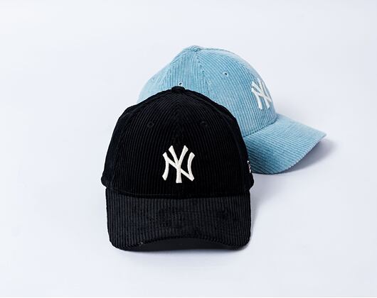 Dámská kšiltovka New Era - 9FORTY Cord - NY Yankees - Black / Off White