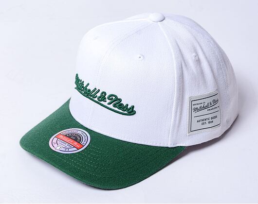 Kšiltovka Mitchell & Ness Branded Comfy Core Stretch Snapback White-Green