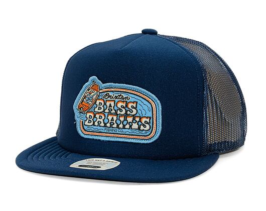 Kšiltovka Brixton - Bass Brains Boat HP Trucker - Washed Navy