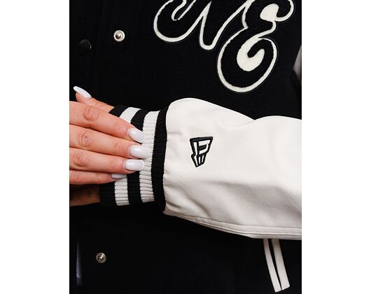 Dámská bunda New Era - Varsity - Black / Off White