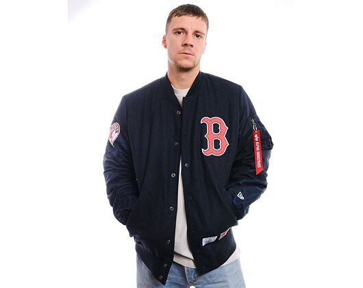 Bunda New Era - MLB × Alpha Industries - Boston Red Sox