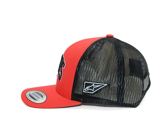 Kšiltovka Alpinestars - Dunker Trucker - Red/Black