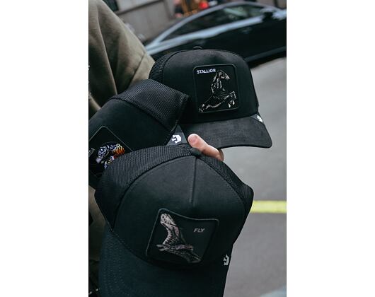 Kšiltovka Goorin Trucker - The Suede Stallion - Black