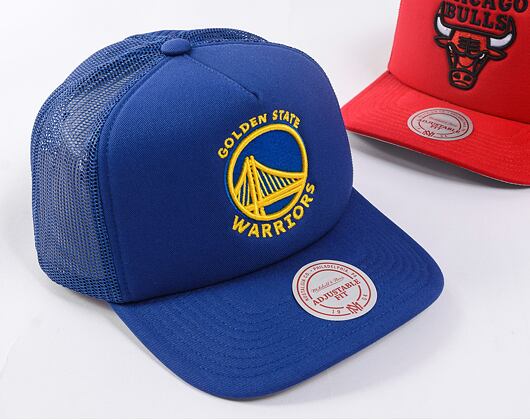 Kšiltovka Mitchell & Ness - Evergreen Trucker - Golden State Warriors - Blue