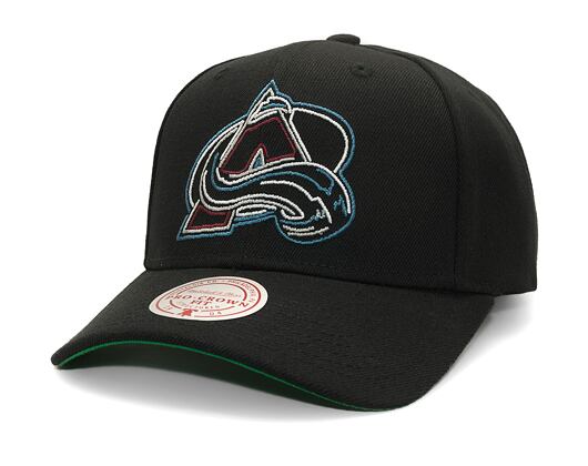 Kšiltovka Mitchell & Ness - Neon Logo Pro Snapback - Colorado Avalanche - Black