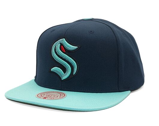 Kšiltovka Mitchell & Ness - Team 2 Tone 2.0 Snapback - Seattle Kraken - Navy/Light Blue