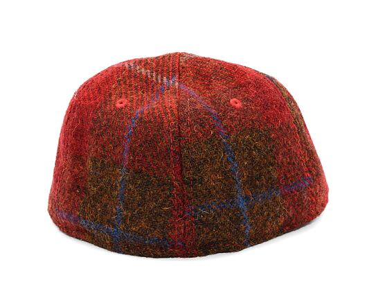 Kšiltovka New Era - 59FIFTY Retro Crown Harris Tweed - Red