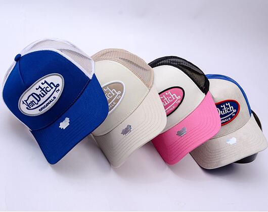 Kšiltovka Von Dutch - Trucker Boston - Caps - Cot Twill - Blue/White