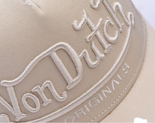 Kšiltovka Von Dutch - Trucker Riverside - Caps - Cot Twill - Cream