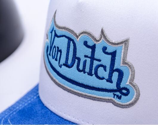 Kšiltovka Von Dutch - Trucker Rockford - Caps - Cot Twill - White/ Blue