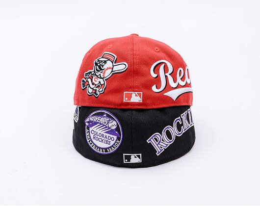 Kšiltovka New Era - MLB Image Drop - All Over Print 59FIFTY - Colorado Rockies - Black