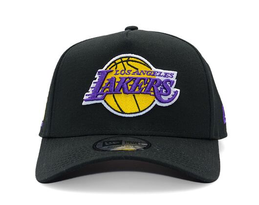 Kšiltovka New Era - NBA Side Patch 9FORTY A-Frame - LA Lakers - Black