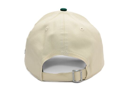 Kšiltovka New Era - MLB Color Block 9FORTY - Oakland Athletics - Cream / Dark Green