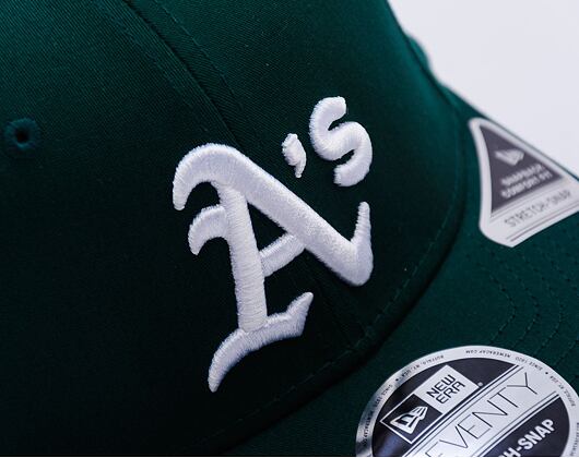 Kšiltovka New Era - MLB 9SEVENTY Stretch-Snap - Oakland Athletics - Dark Green