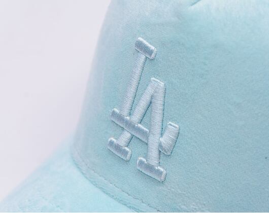 Kšiltovka New Era - MLB Velour 9FORTY Trucker - LA Dodgers - Mint Green