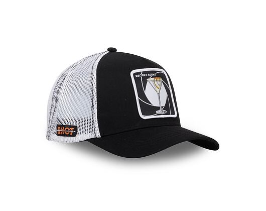 Kšiltovka Capslab - Trucker Martini - Black