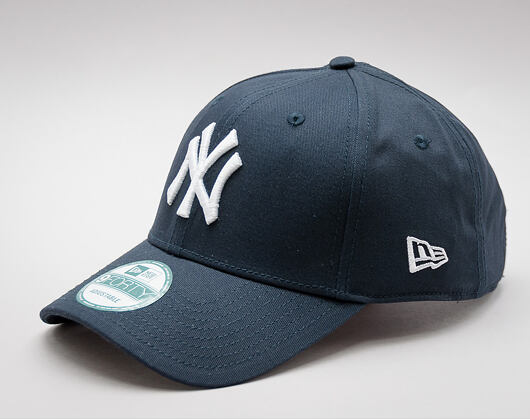 New Era 9FORTY MLB League Basic New York Yankees Strapback Navy / White Cap