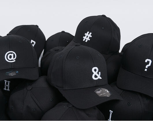 State of WOW Question Mark SC9201-990? Baseball Cap Crown 2 Black/White Strapback