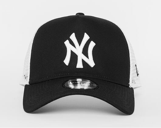 New Era Clean Trucker New York Yankees Snapback Black / White Cap