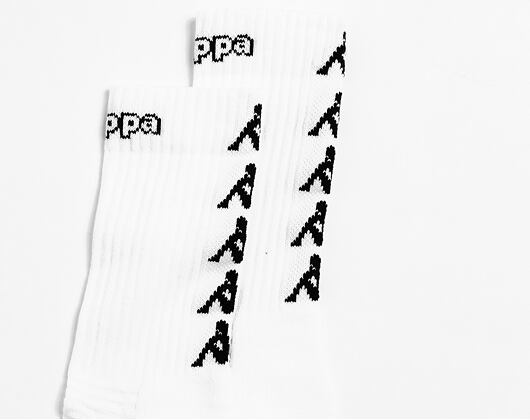 Kappa Eleno White/Black Socks