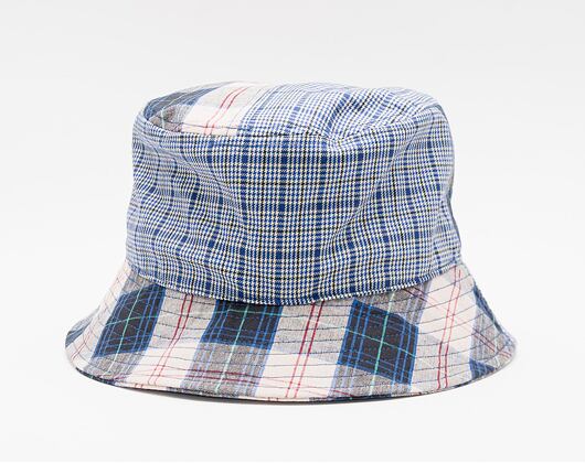 Kangol K5297 Plaid Mashup Bucket Mykonos Blue