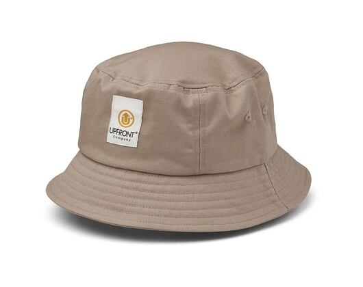 UPFRONT Stranded Bucket Hat Lt Khaki