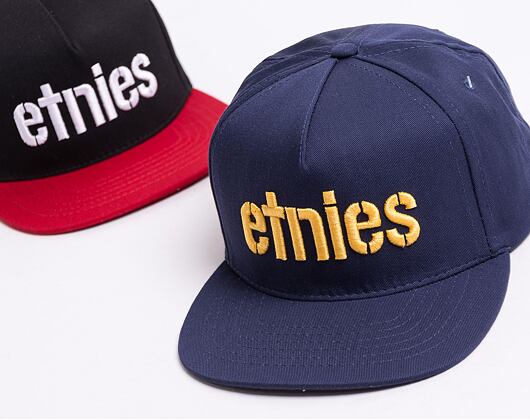 Etnies Corp Snapback Navy/Yellow Cap