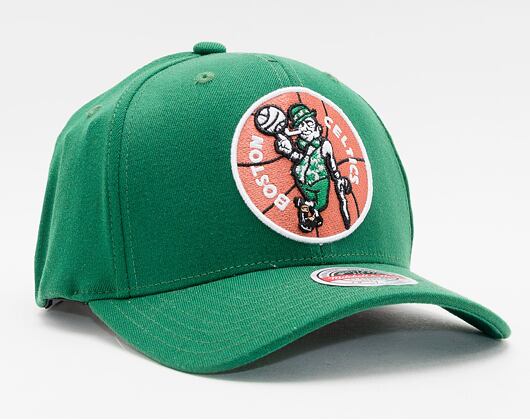 Mitchell & Ness Boston Celtics Team Ground Stretch Snapback Celtics HWC Kelly Green Cap