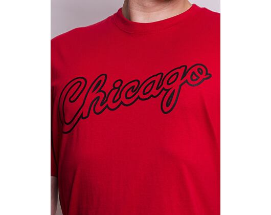 Mitchell & Ness Champ City S/S Tee Chicago Bulls Scarlet T-Shirt