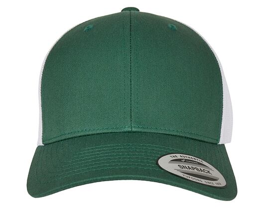 Yupoong Retro Trucker 2-Tone Evergreen/White Cap