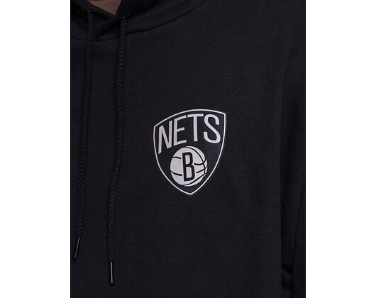 New Era NBA Half Logo Oversized Hoody Brooklyn Nets Black / White