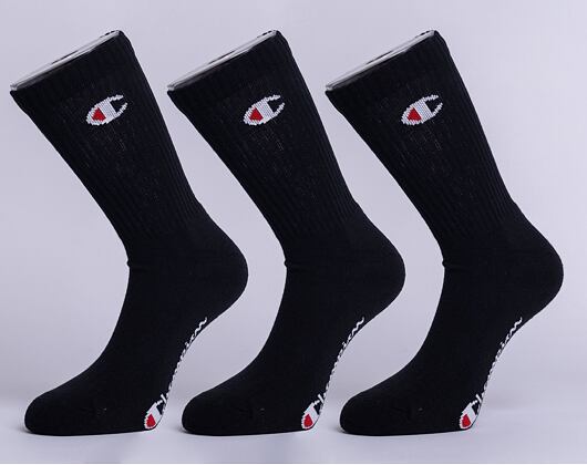 Champion 3pk Crew Socks NBK/NBK/NBK