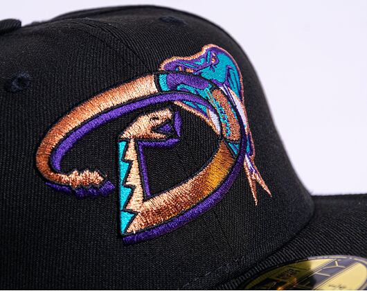 New Era 59FIFTY MLB Team Color Split 5 Arizona Diamondbacks Black Cap