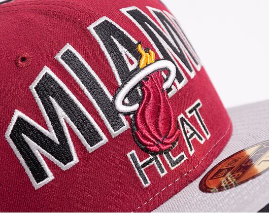 New Era 59FIFTY Word Ark Miami Heat Team Color Cap