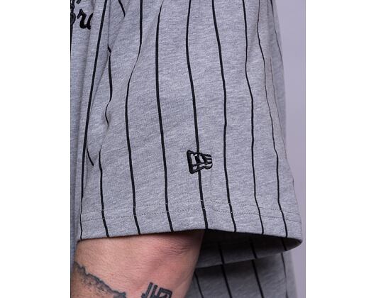 New Era Pinstripe Jersey Heather Gray / Black T-Shirt