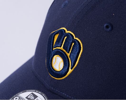 New Era 9FORTY MLB The League 20 Milwaukee Brewers Strapback Game Logo Cap