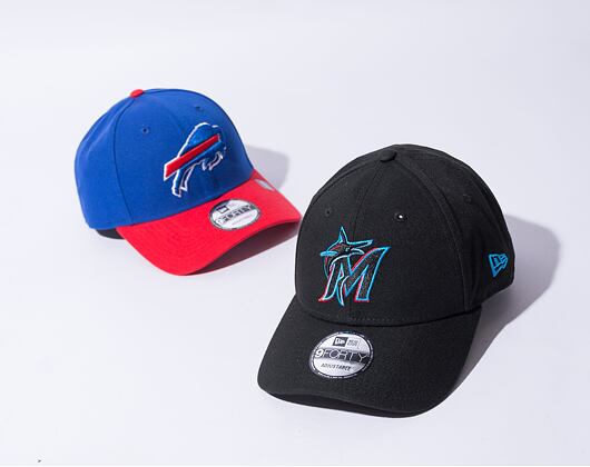 New Era 9FORTY MLB The League 19 Miami Marlins Strapback Game Logo Cap