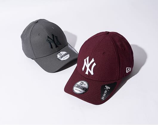 New Era 9FORTY MLB Diamond era  New York Yankees Maroon / White Cap